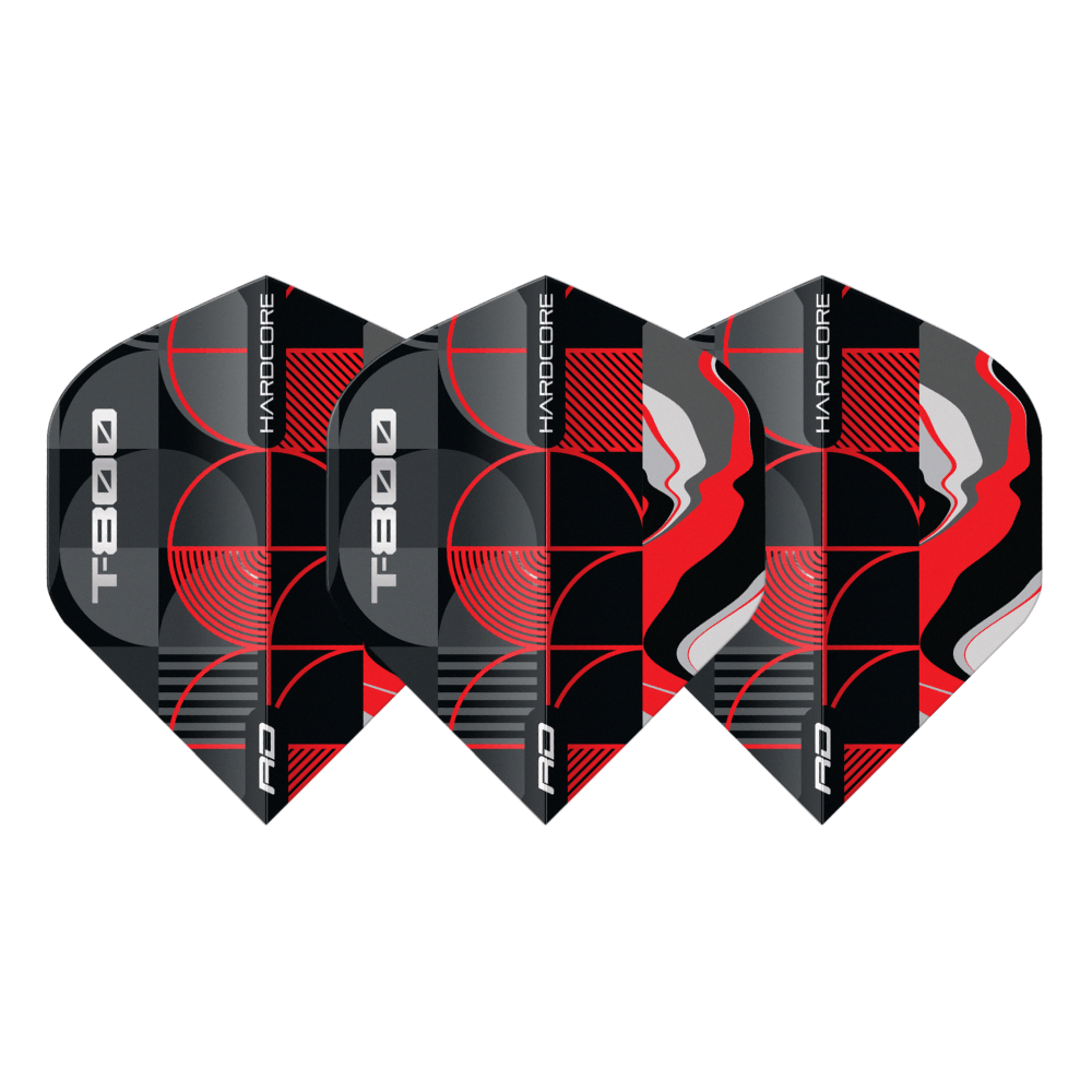 Red Dragon Hardcore Premium T-800 Flights Set
