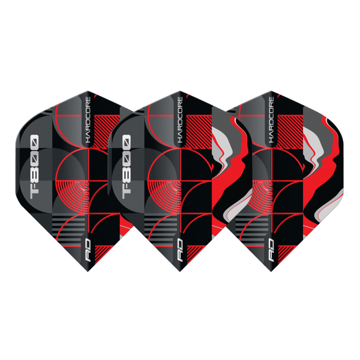 Red Dragon Hardcore Premium T-800 Flights Set