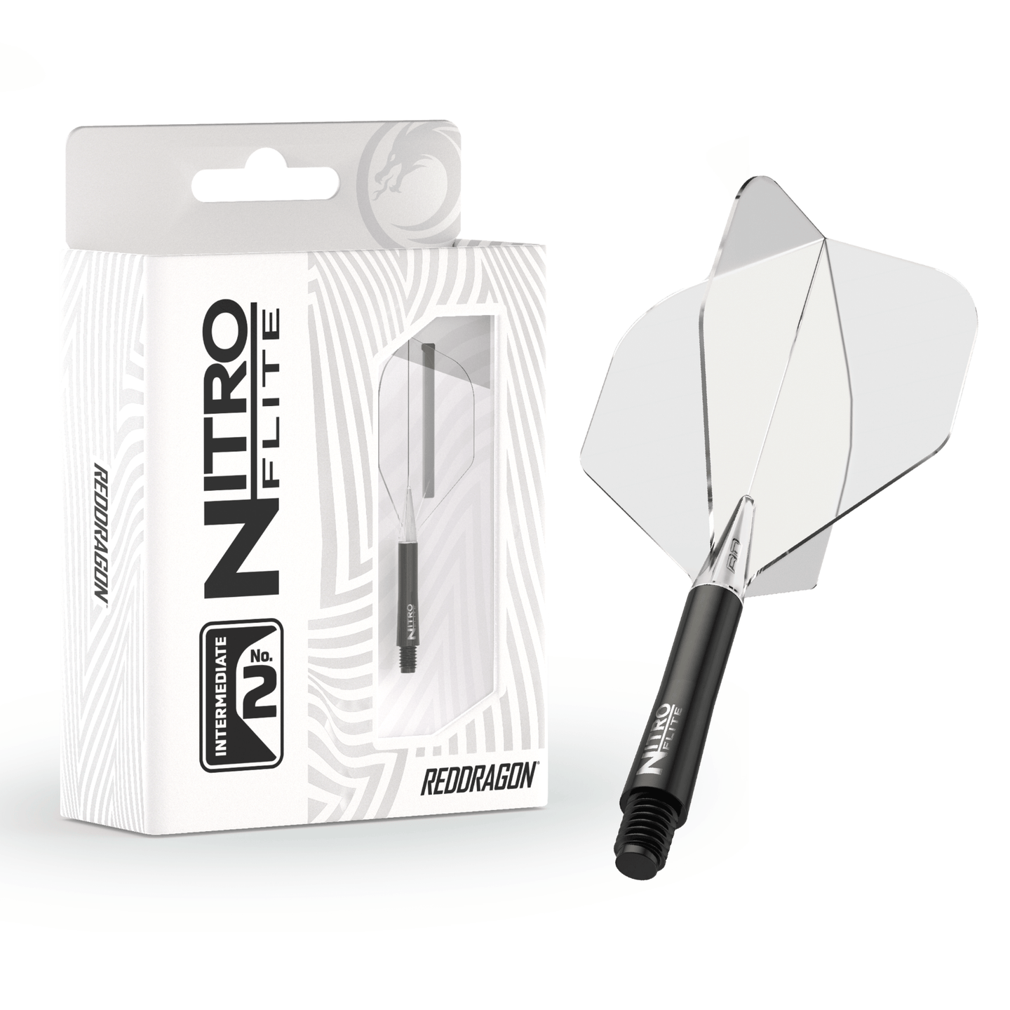 Red Dragon Nitro Flite System Black & Clear Verpackung