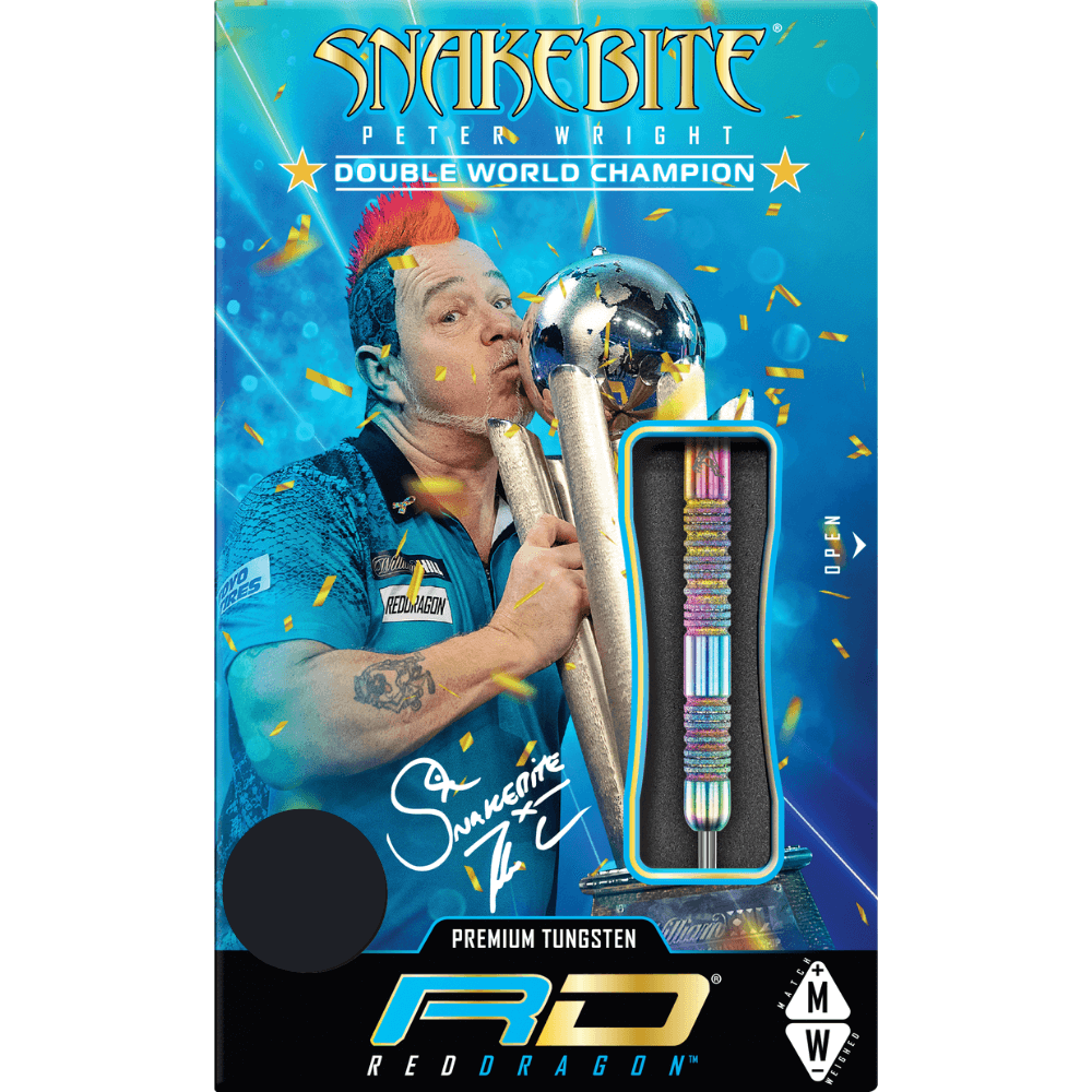 Red Dragon Peter Wright Diamond Fusion Spectre Steeldarts Packung