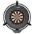 Scolia Signature Black Dartboard Surround inkl. Scolia und Board