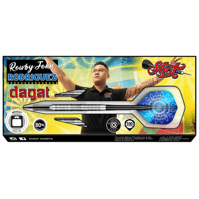 Shot Rowby-John Rodriguez Dagat Steeldarts Packung