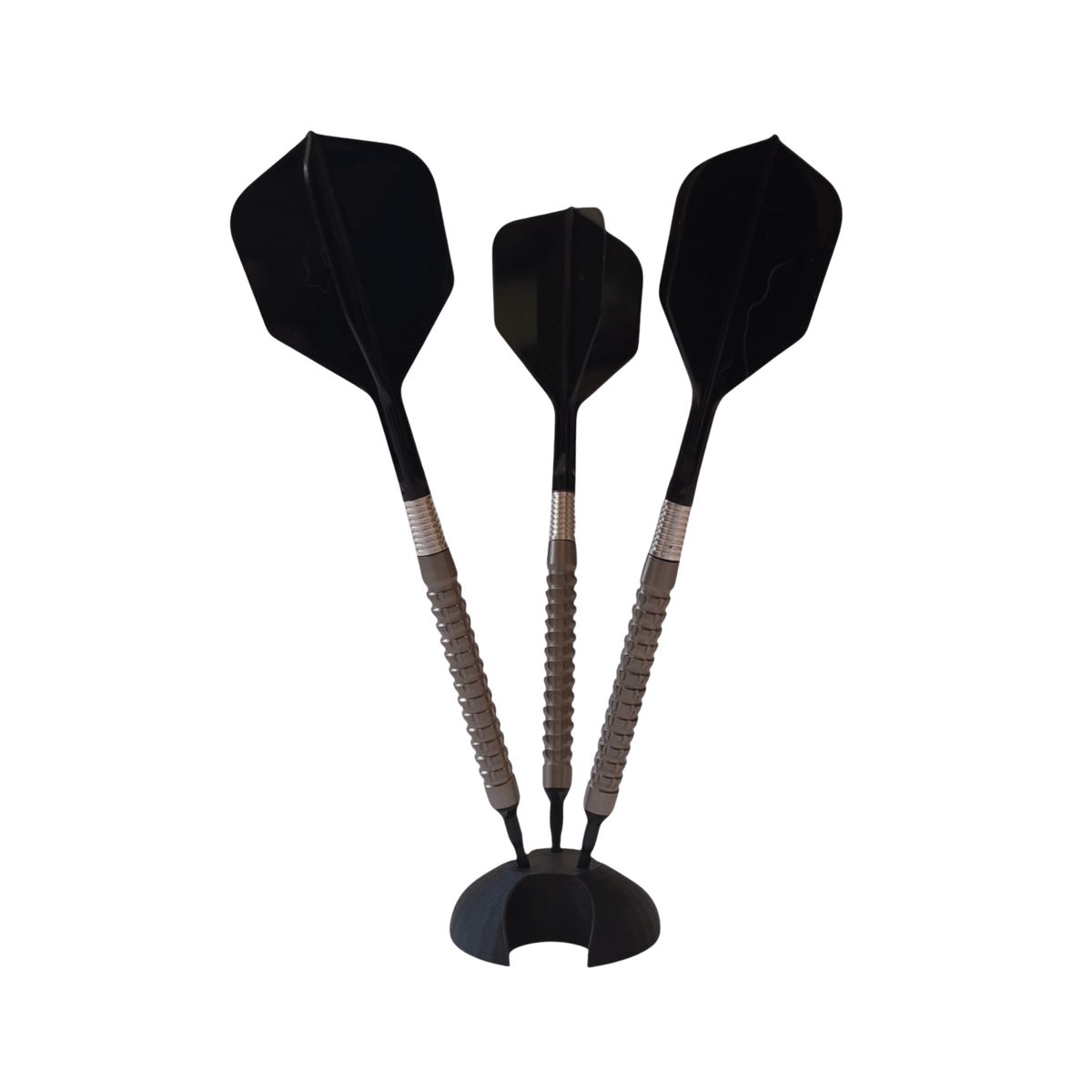 TMX Darts Ständer Basic - Schwarz (3 Stück) mit Darts