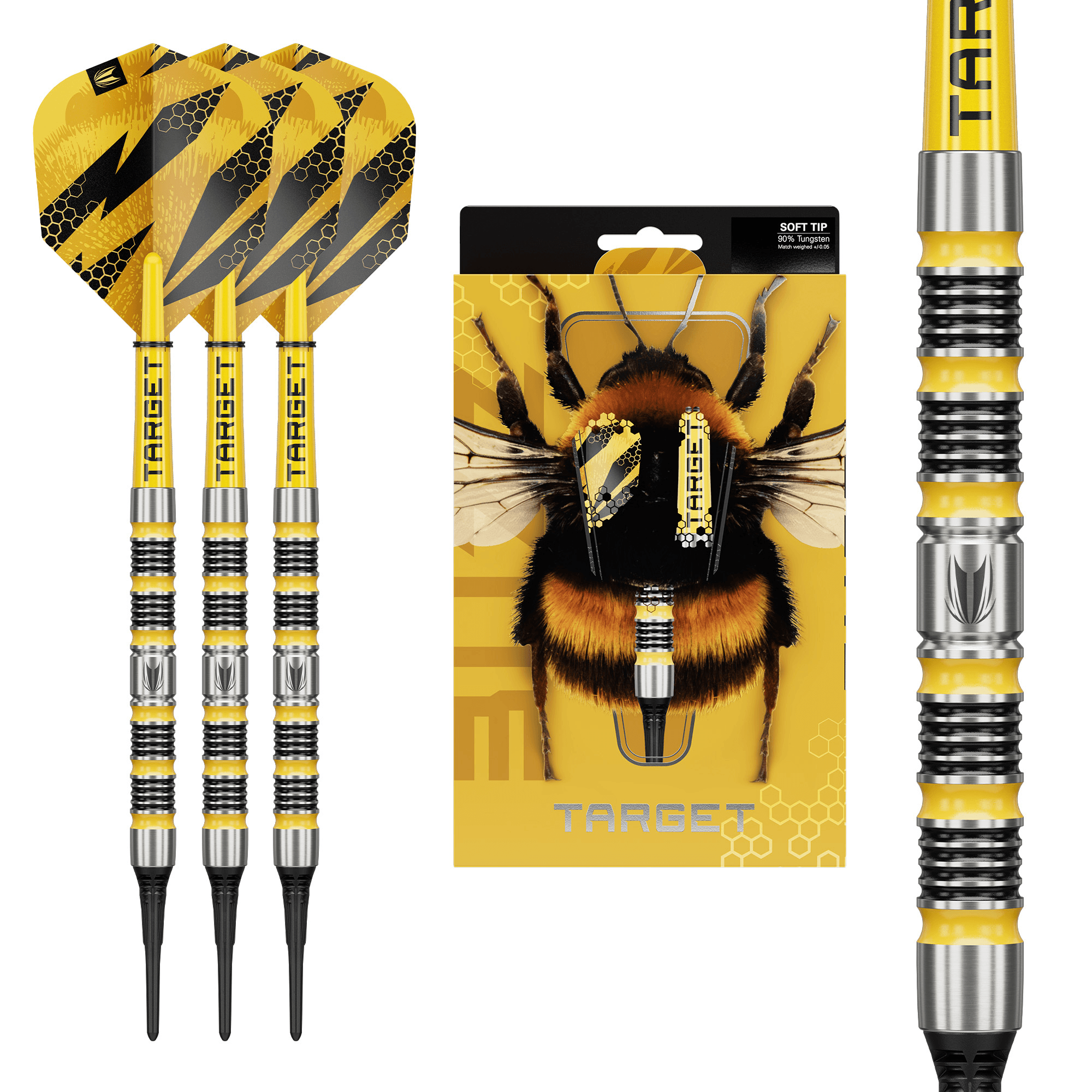 Target Buzz 11 Softdarts Packungsinhalt