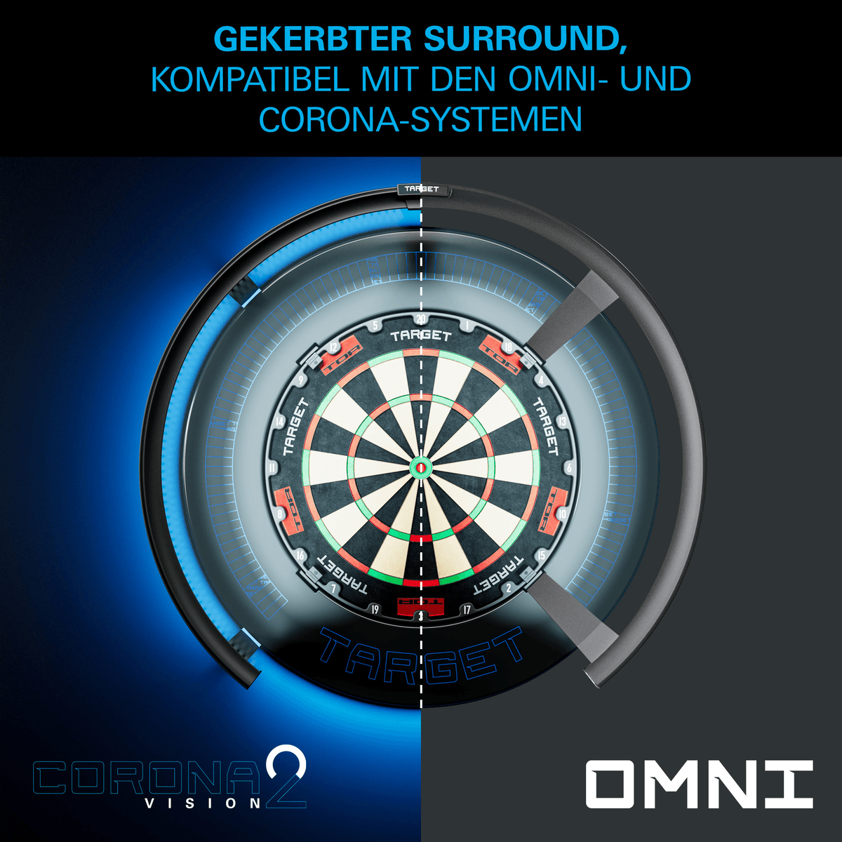 Target Corona Vision Notched Surround gekerbter Surround
