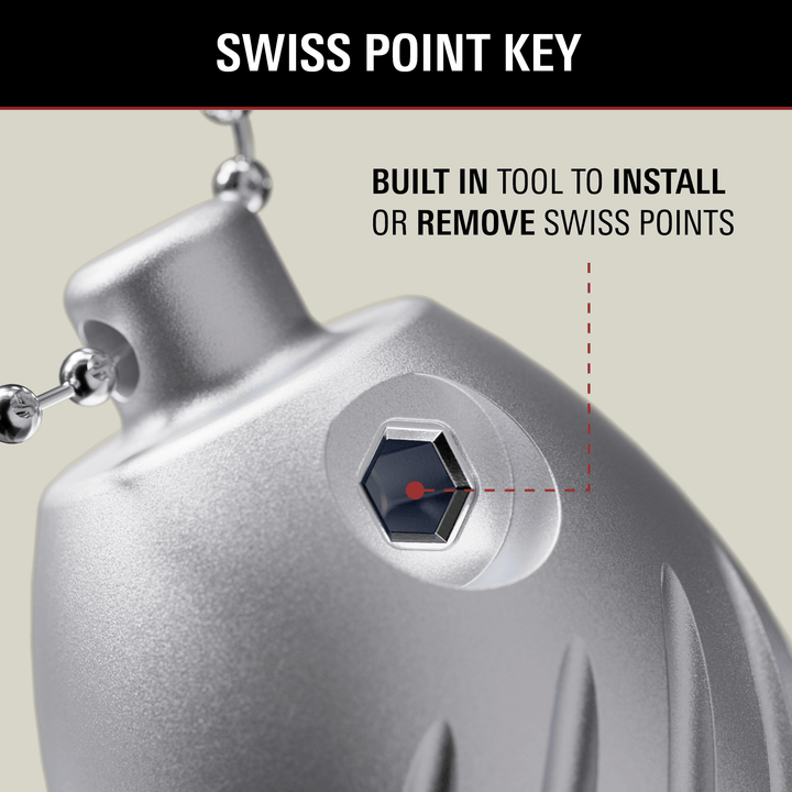 Target Japan AL3 Tip Case - Silver Swiss Point Key