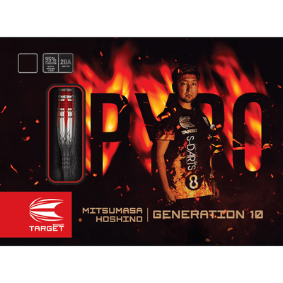 Target Japan Mitsumasa Hoshino Pyro Gen 10 MAX Softdarts Packung