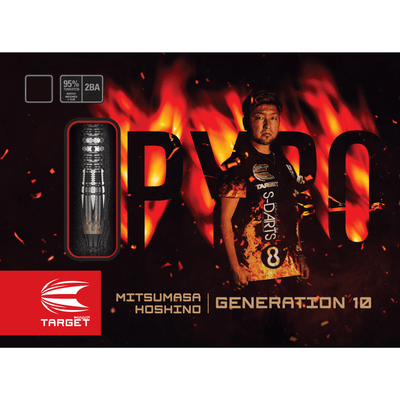 Target Japan Mitsumasa Hoshino Pyro Gen 10 Softdarts Packung