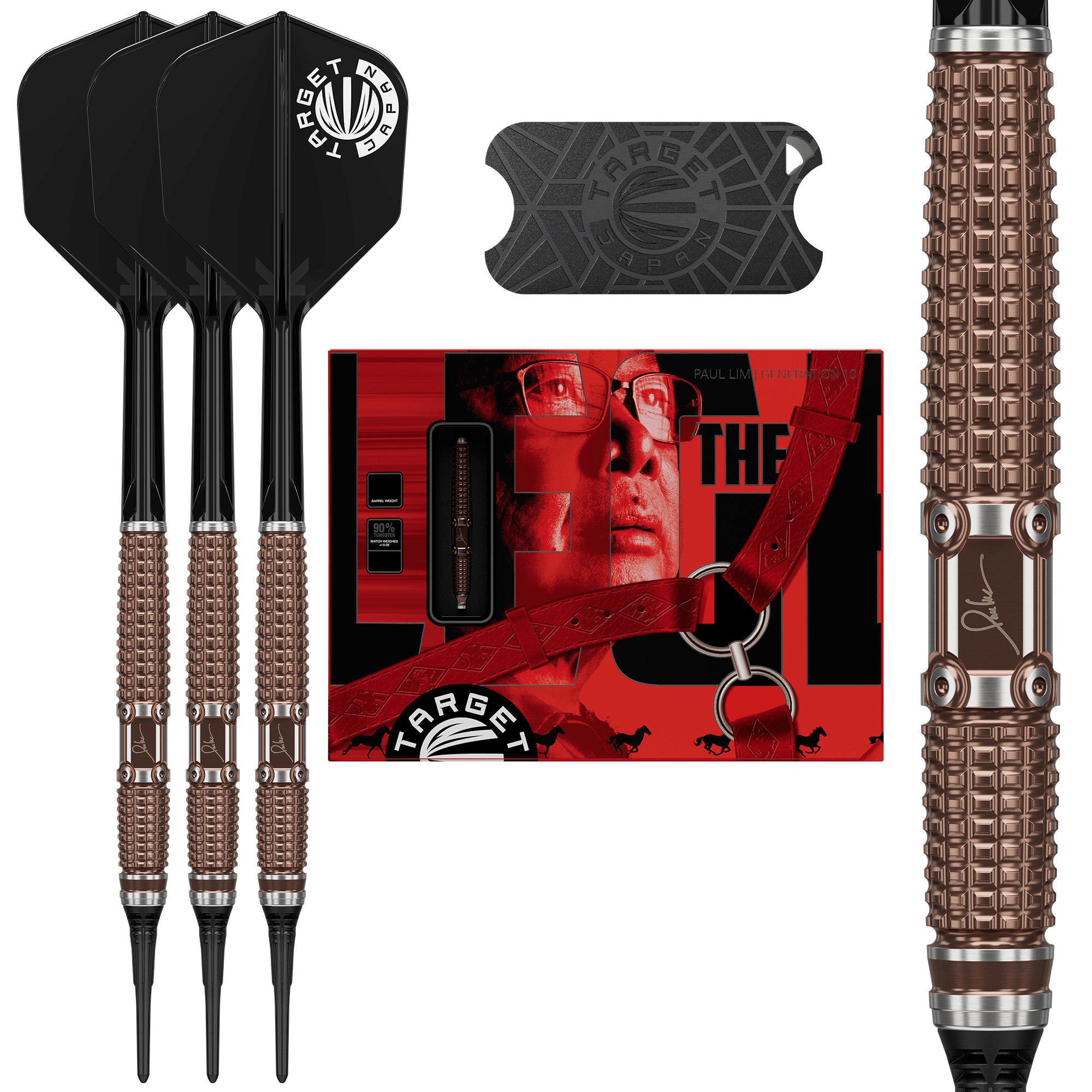 Target Japan Paul Lim The Legend Gen 10 Softdarts Packungsinhalt