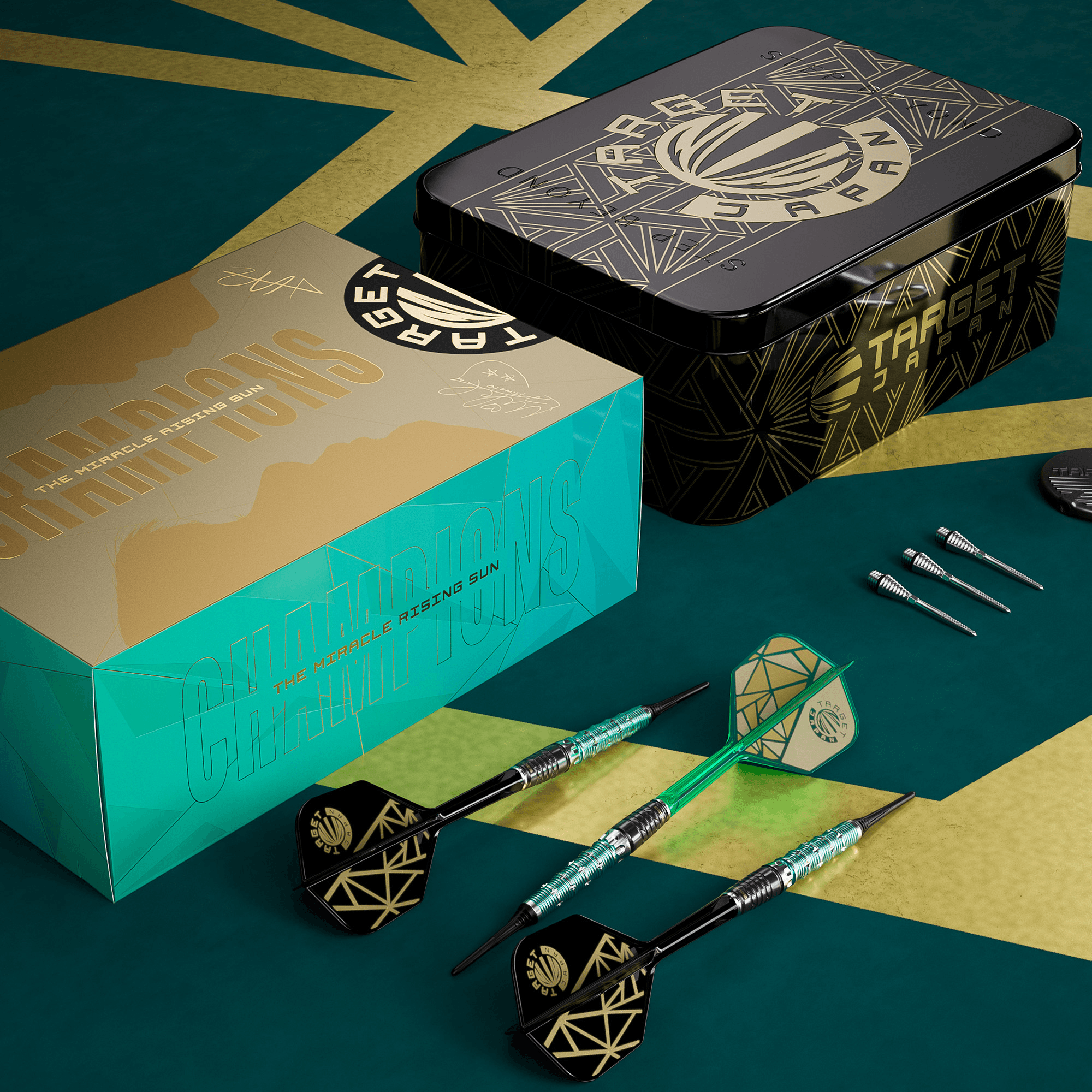 Target Japan The Miracle Rising Sun Softdarts Verpackung