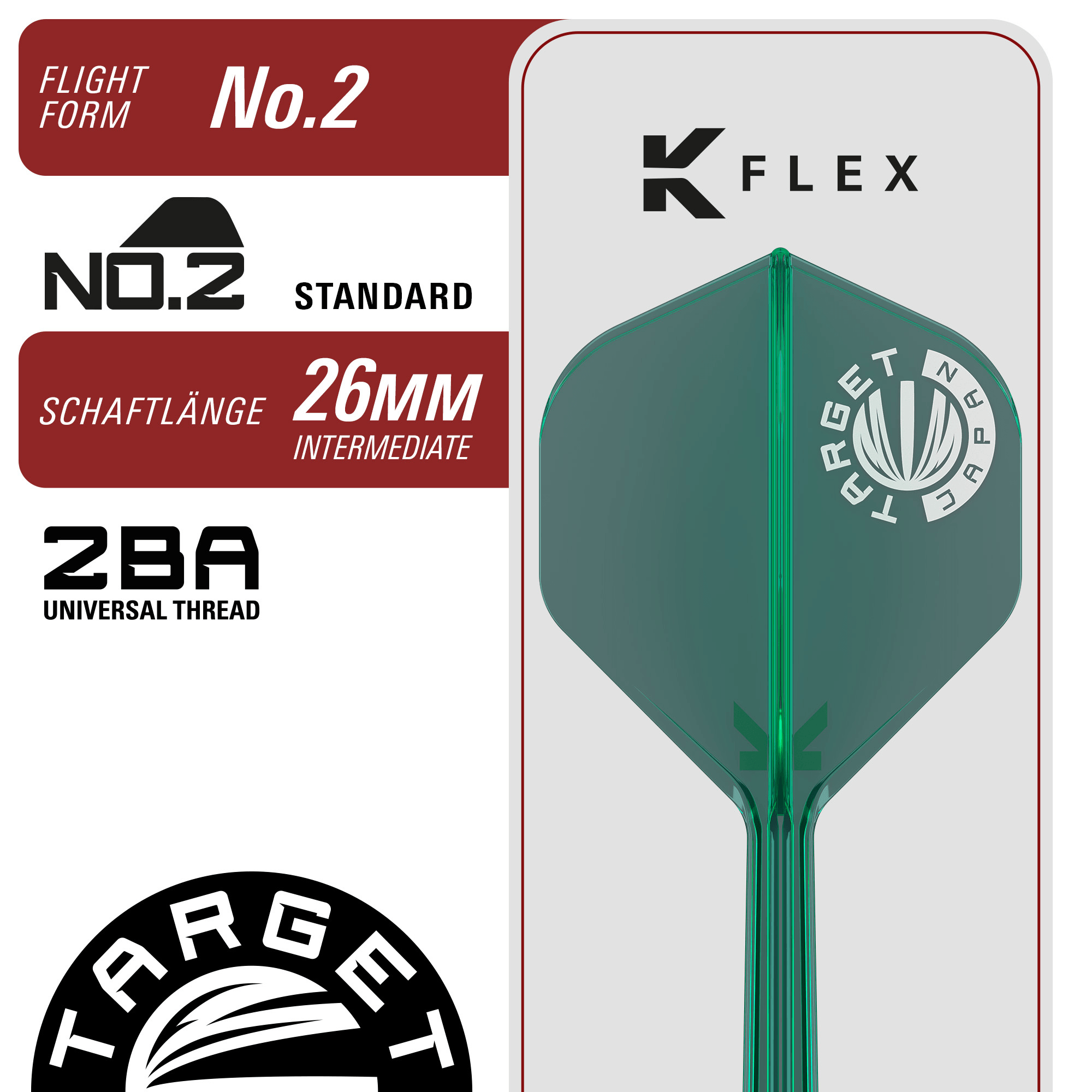 Target Japan Tung Suk Prime Series Zenith Gen 2.5 Swiss Point Steeldarts Details K-Flex