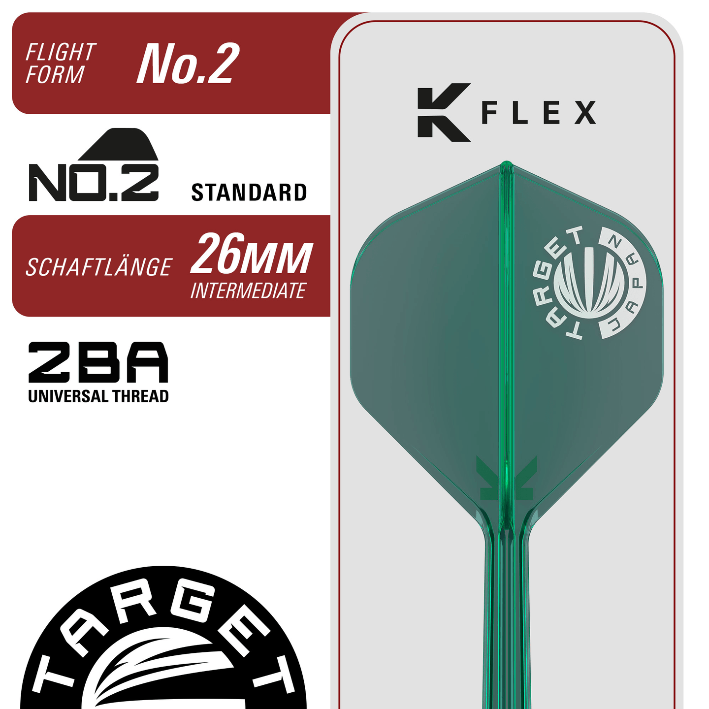 Target Japan Tung Suk Prime Series Zenith Gen 2.5 Swiss Point Steeldarts Details K-Flex