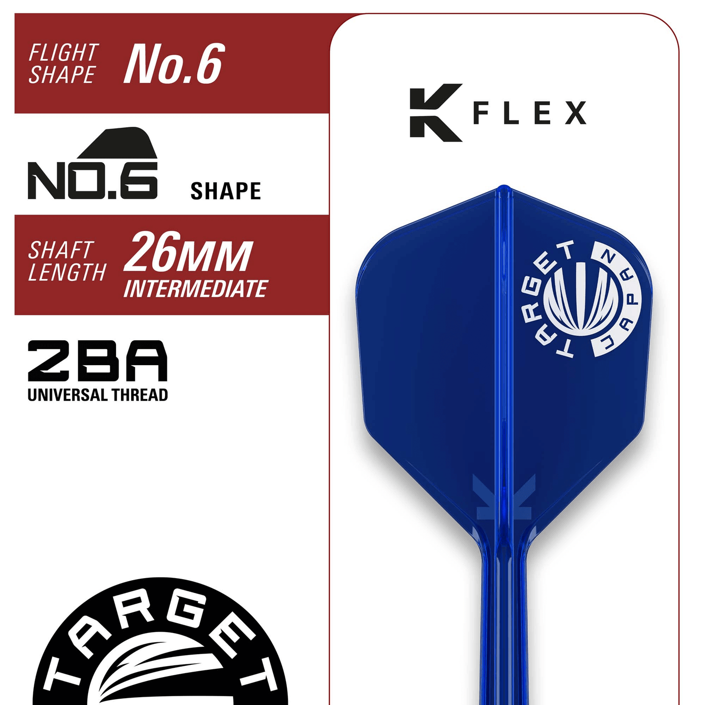 Target Japan Tung Suk Prime Series Zenith Gen 2 Softdarts Maße Shaft und Flight
