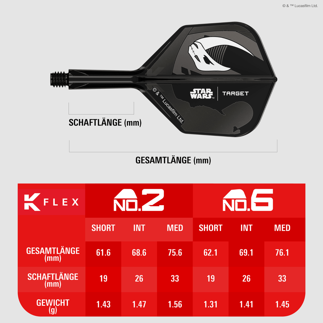 Target K-Flex Mandalorian NO6 (6 Stück) Details Größen