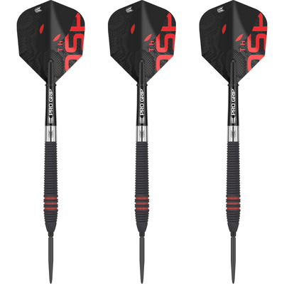 Target Nathan Aspinall 80 Black Swiss Point Steeldarts Set