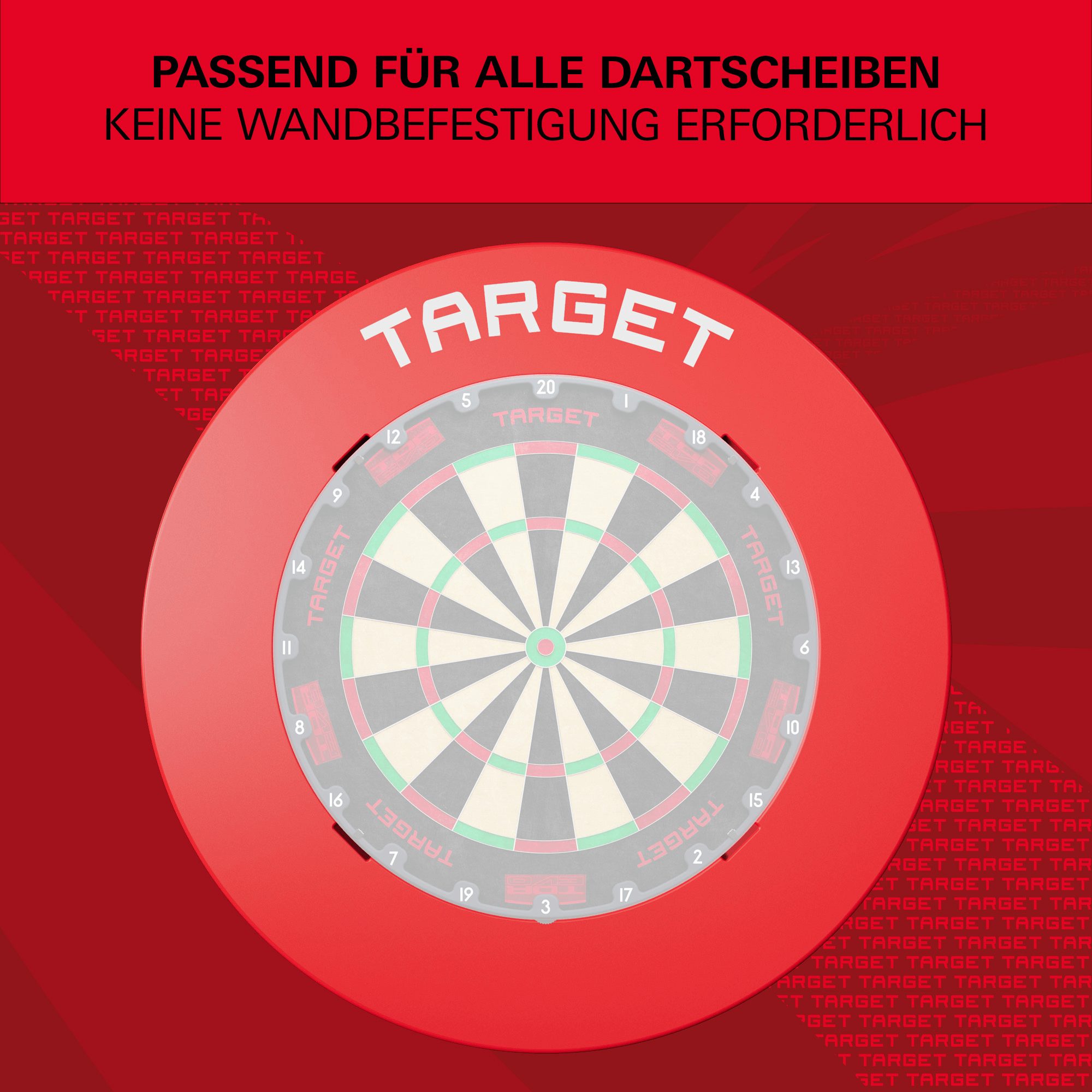 Target Notched Surround - Rot Kompatibilität