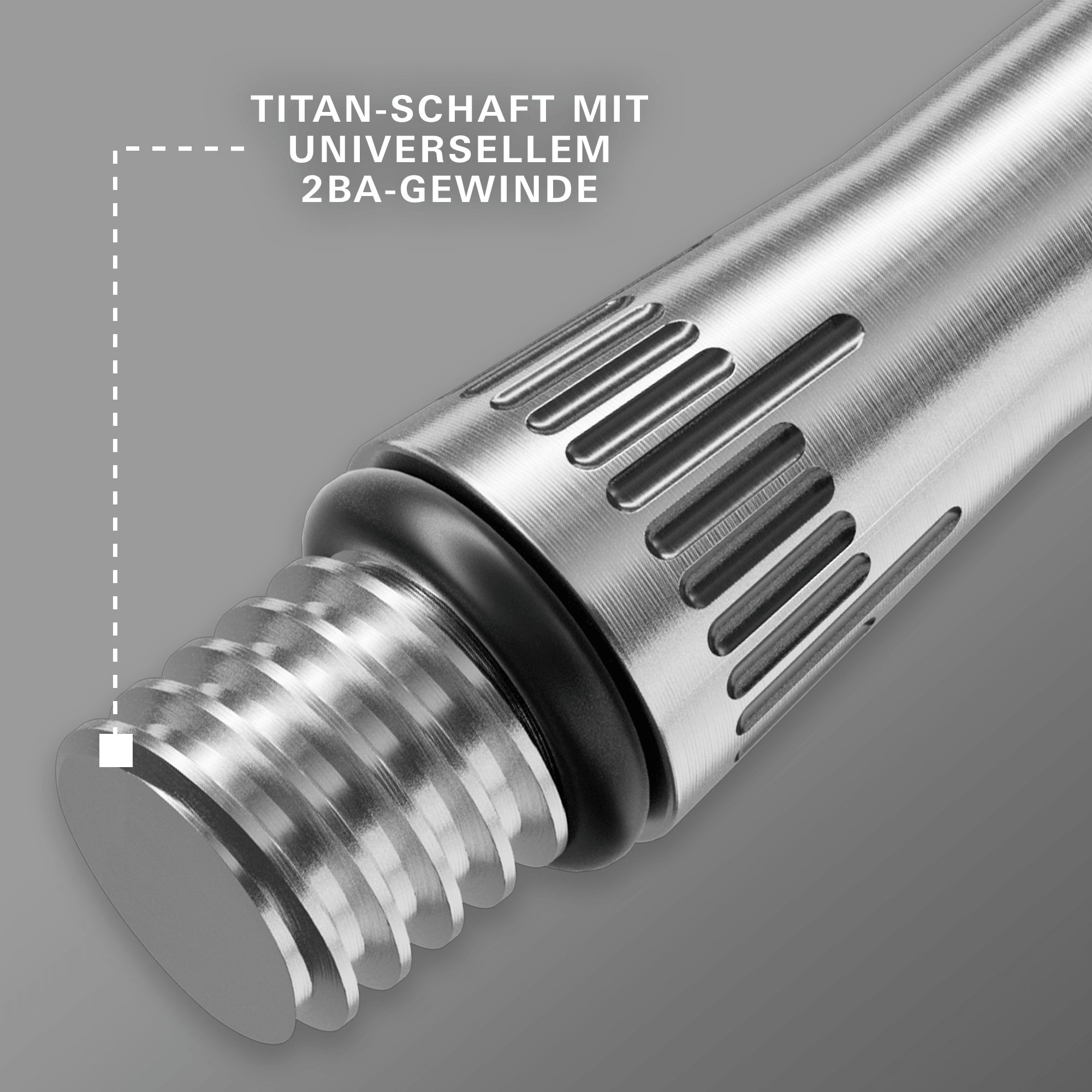 Target Phil Taylor Power Chrono Titanium Shafts Detail Gewinde