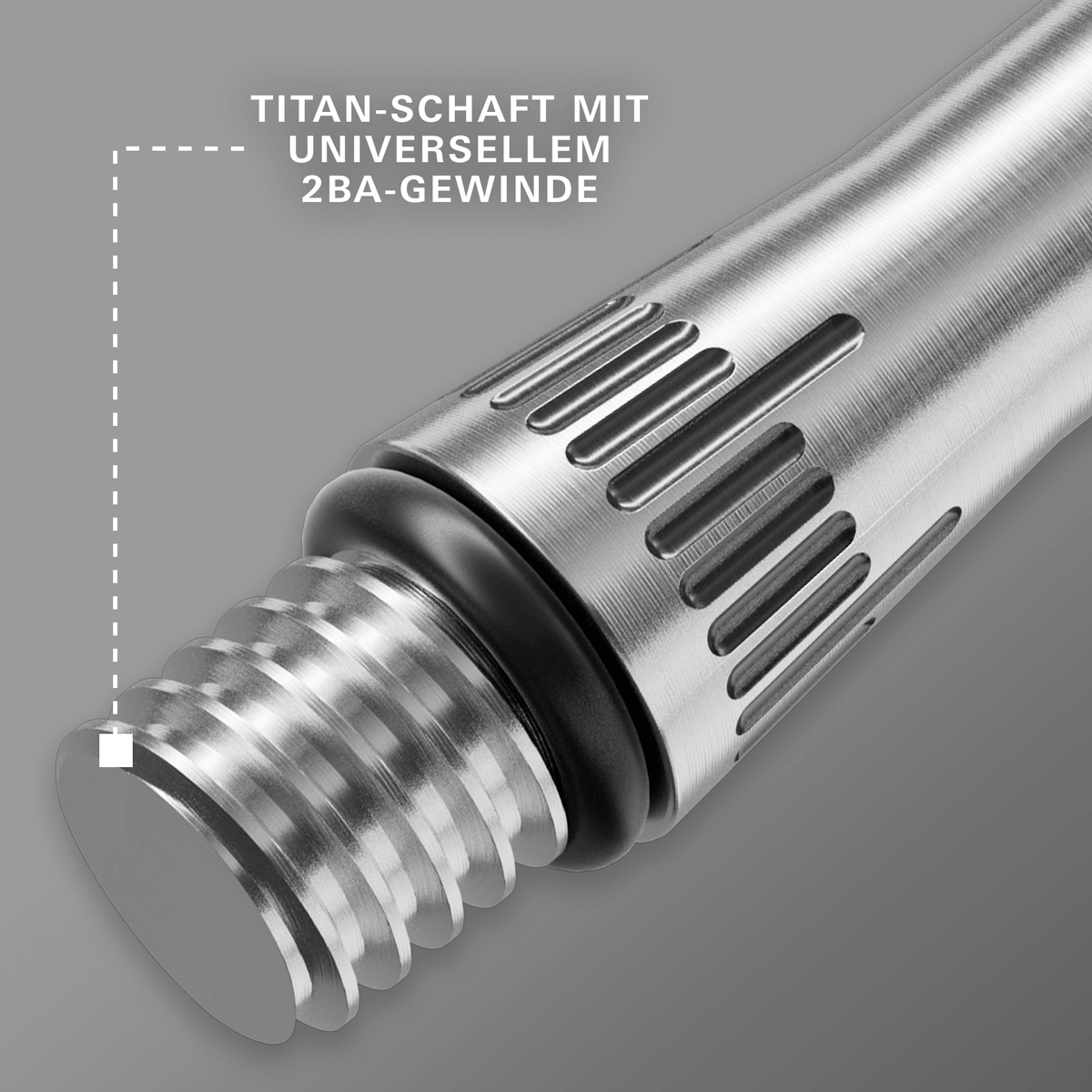 Target Phil Taylor Power Chrono Titanium Shafts Detail Gewinde