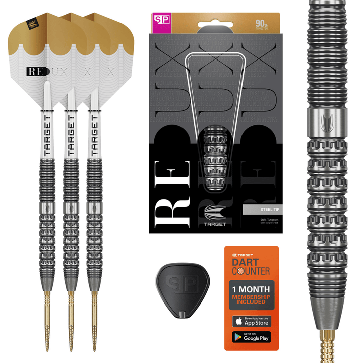 Target Redux 01 Swiss Point Steeldarts Lieferumfang