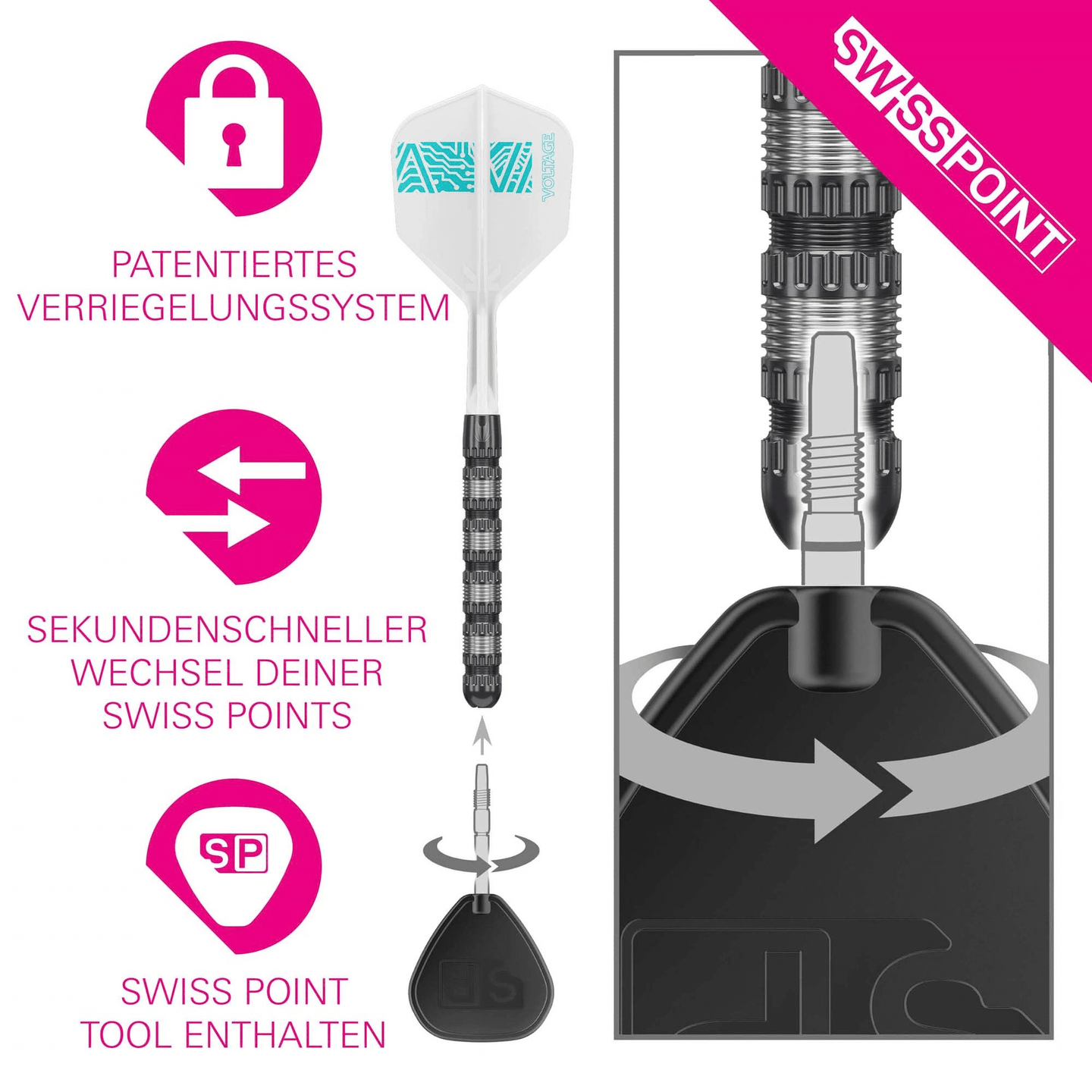 Target Rob Cross 95K Swiss Point Steeldarts Details Swiss Point
