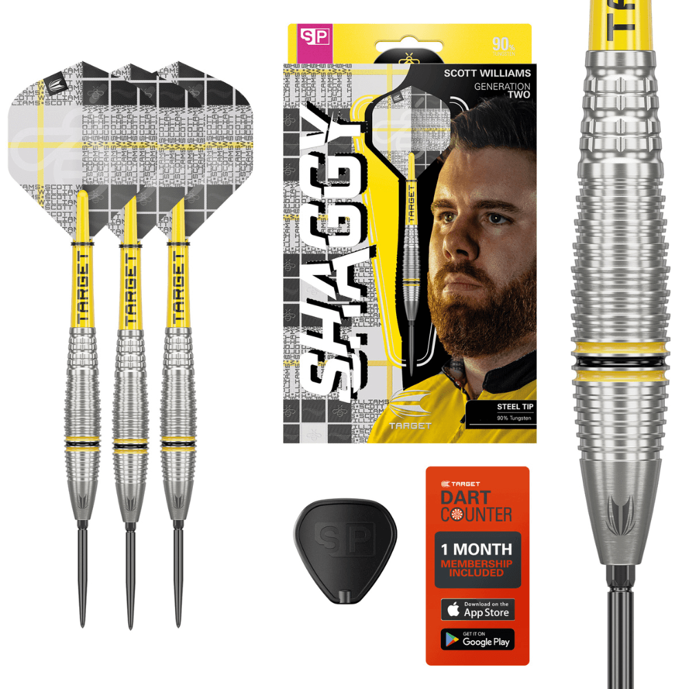 Target Scott Williams G2 Swiss Point Steeldarts Packung