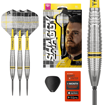 Target Scott Williams G2 Swiss Point Steeldarts Packung