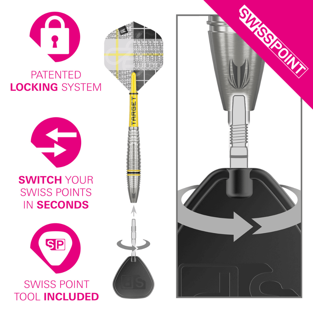 Target Scott Williams G2 Swiss Point Steeldarts SP