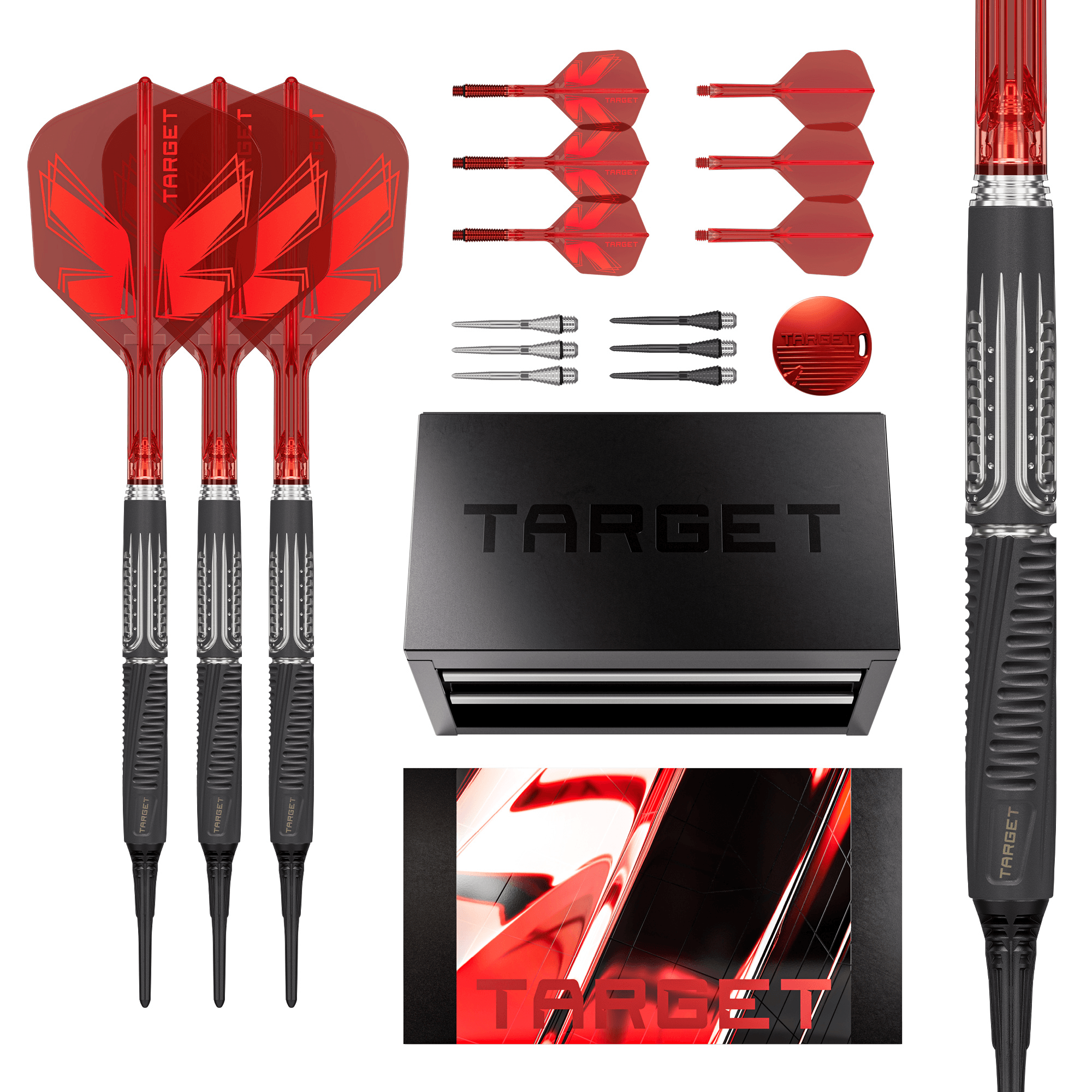 Target Shift Softdarts Packungsinhalt