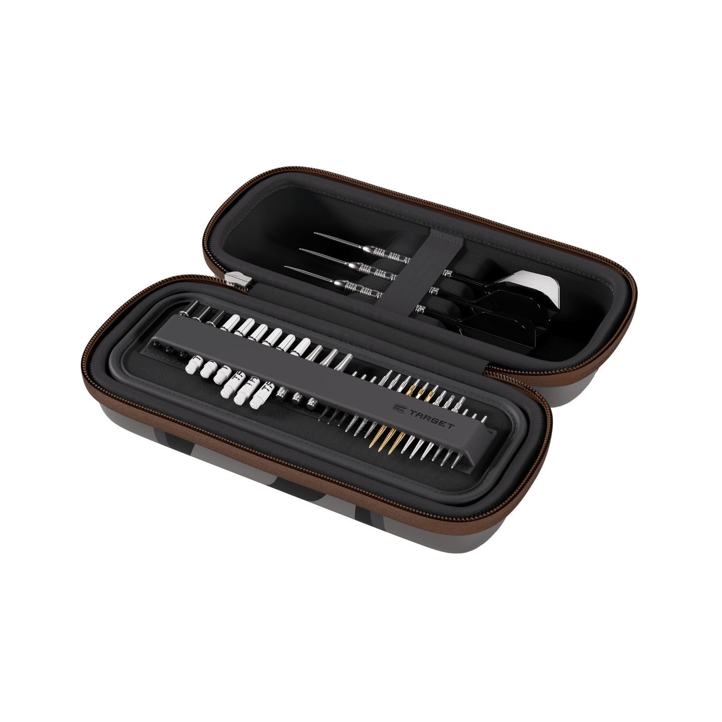 Target Star Wars BOA Case - Mandalorian Ansicht offen Darts