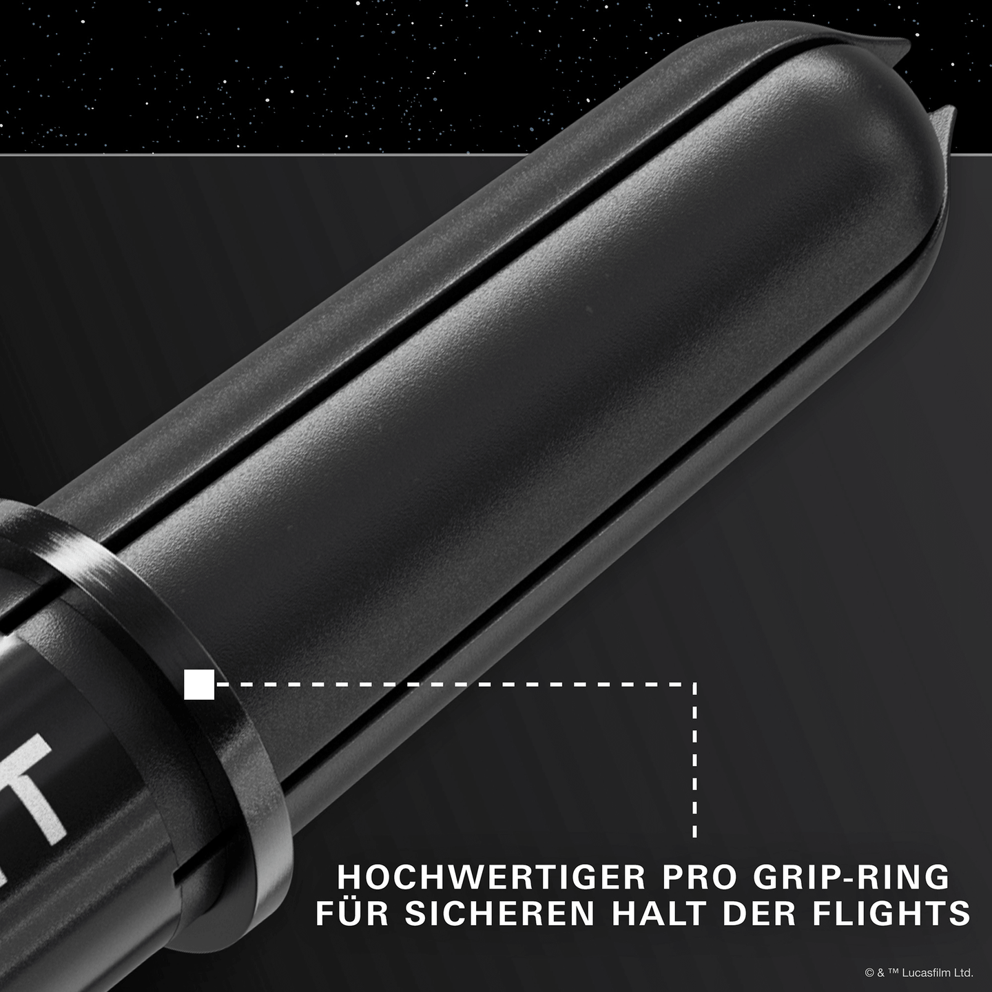 Target Star Wars Pro Grip Shafts - Schwarz Detail Flight