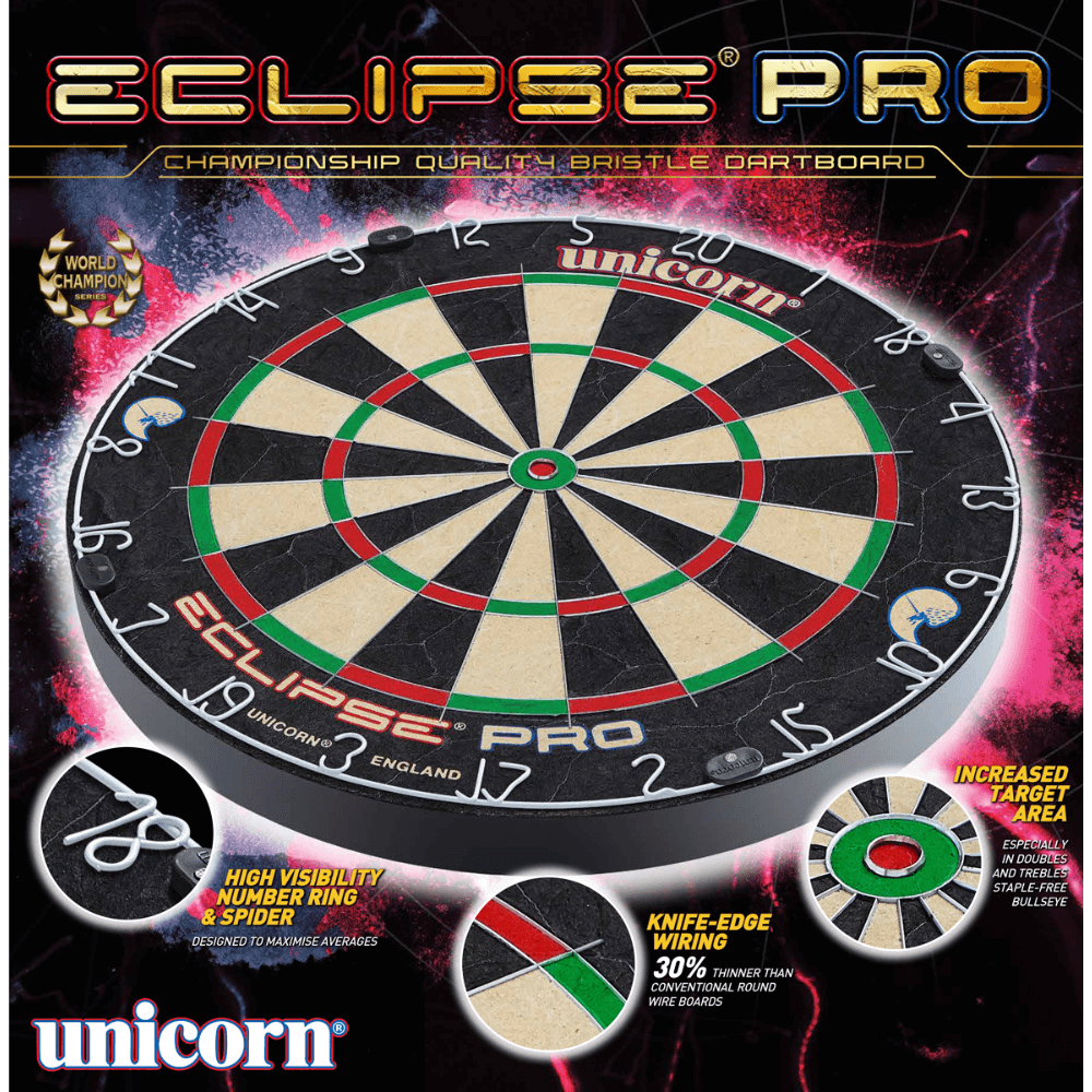 Unicorn Eclipse Pro Dartboard | 1 Stück | 79403 Unicorn Eclipse Pro Dartboard | 1 Stück | 79403
