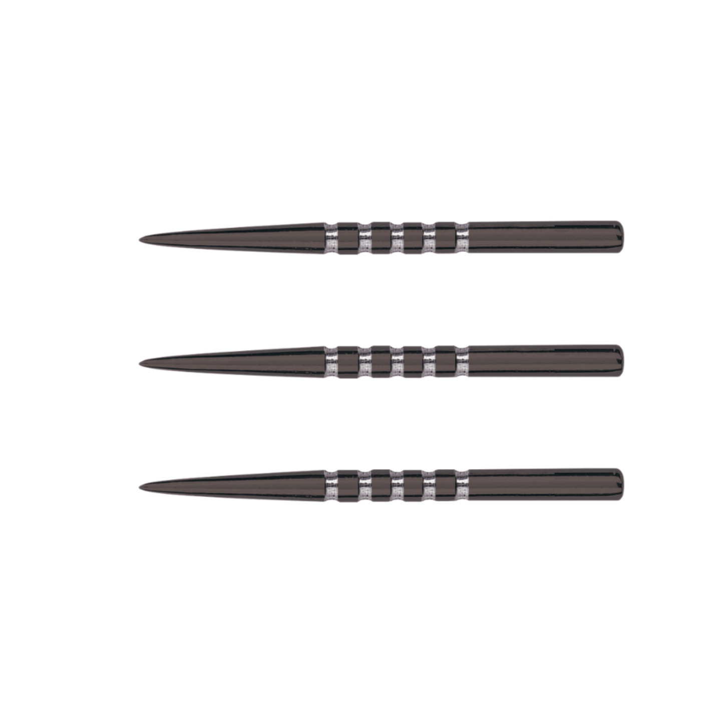 Unicorn Needle Groove Black Steeldart Spitzen Set