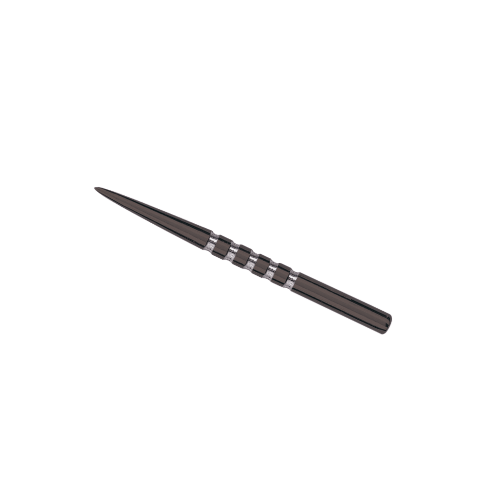 Unicorn Needle Groove Black Steeldart Spitzen schräg