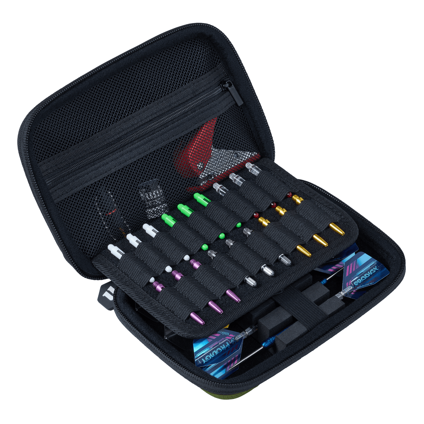 Unicorn Vanguard Dartcase Medium Khaki offen 2