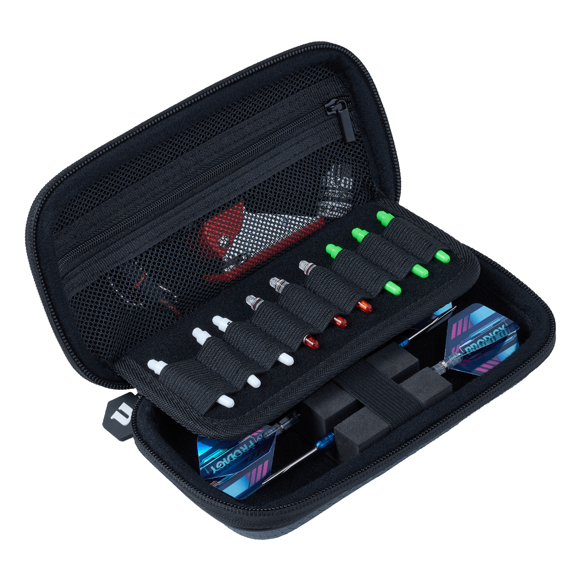 Unicorn Vanguard Dartcase Small Grey offen 2