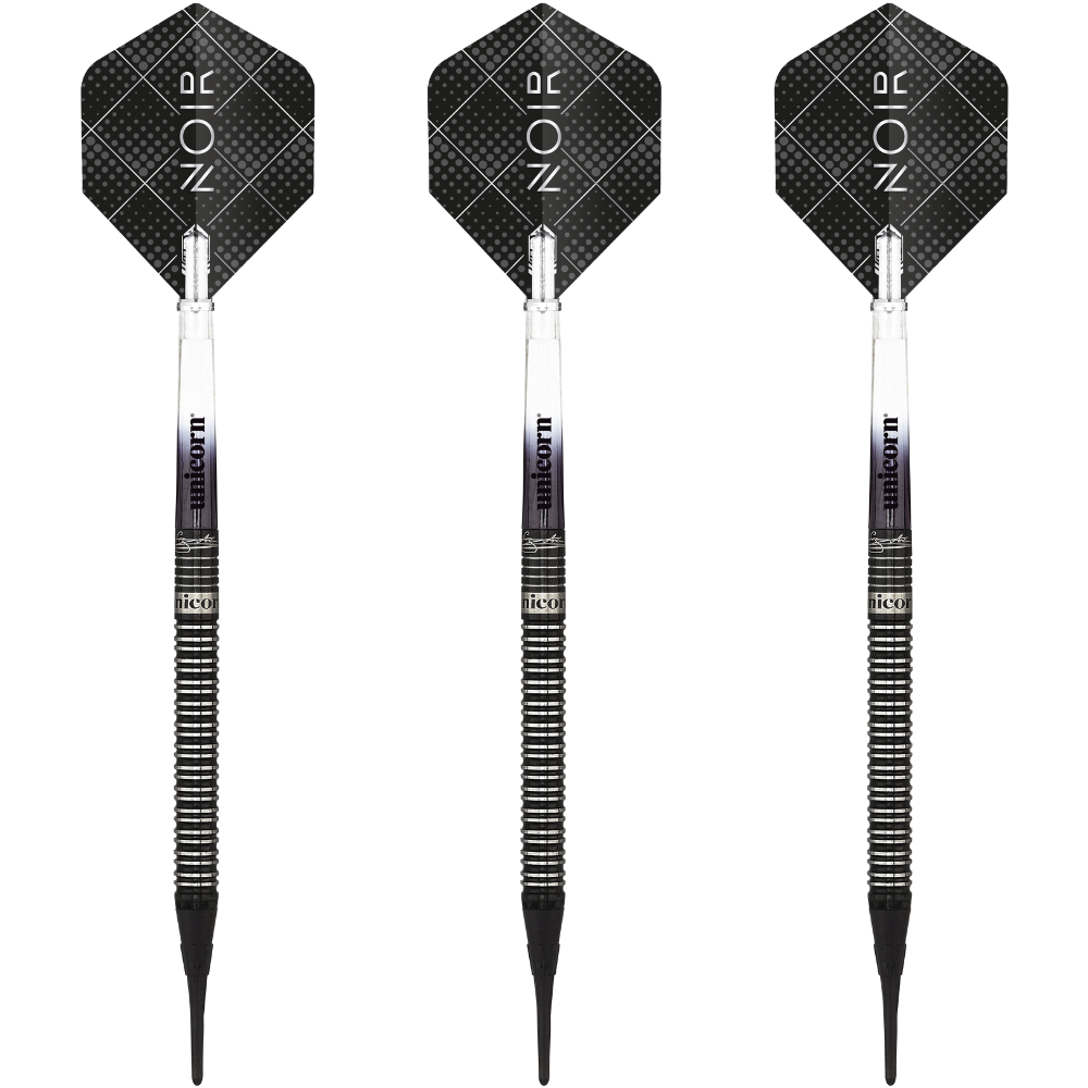 Unicorn World Champion Gary Anderson Phase 3 Noir D.E. Softdarts Set