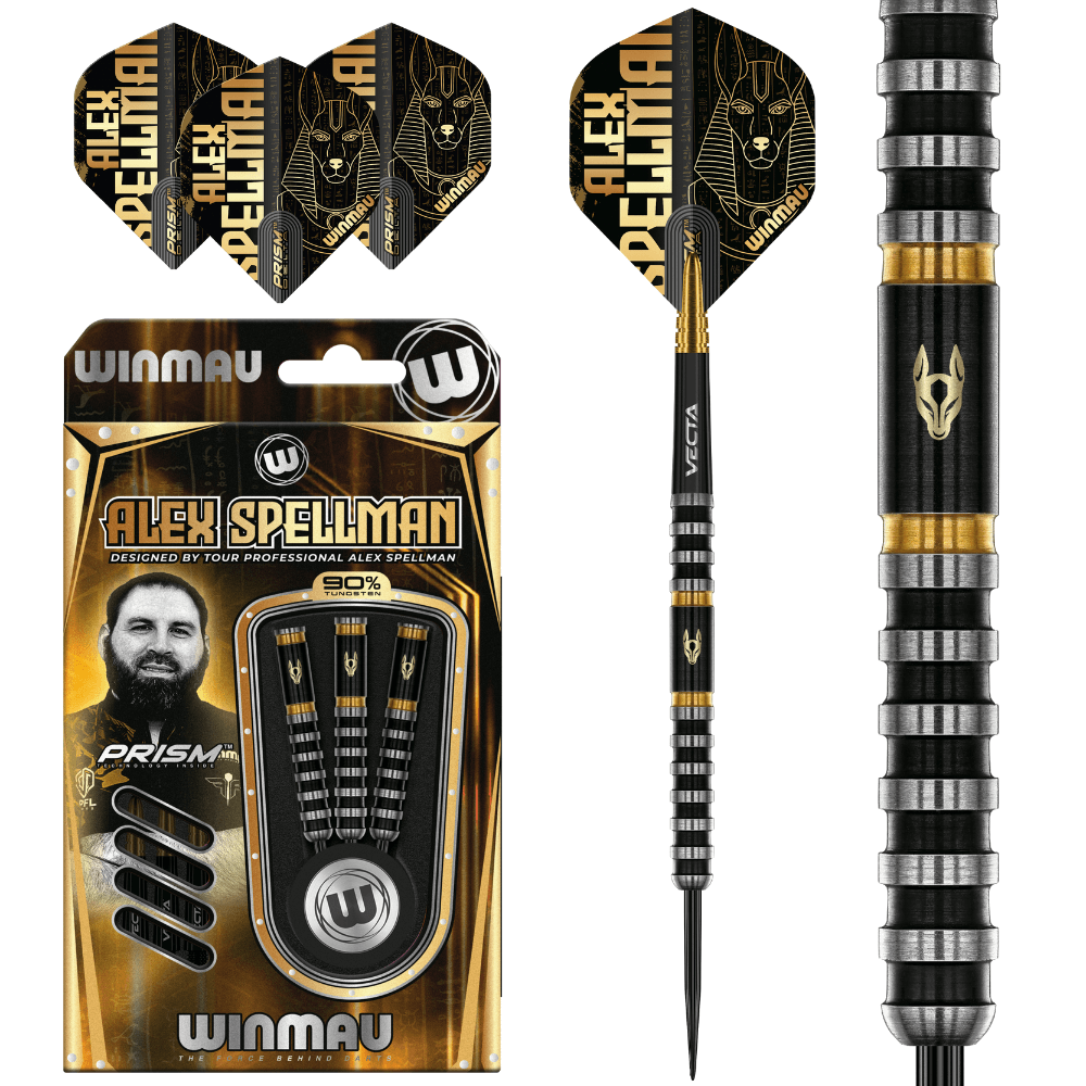 Winmau Alex Spellman Steeldarts Lieferumfang