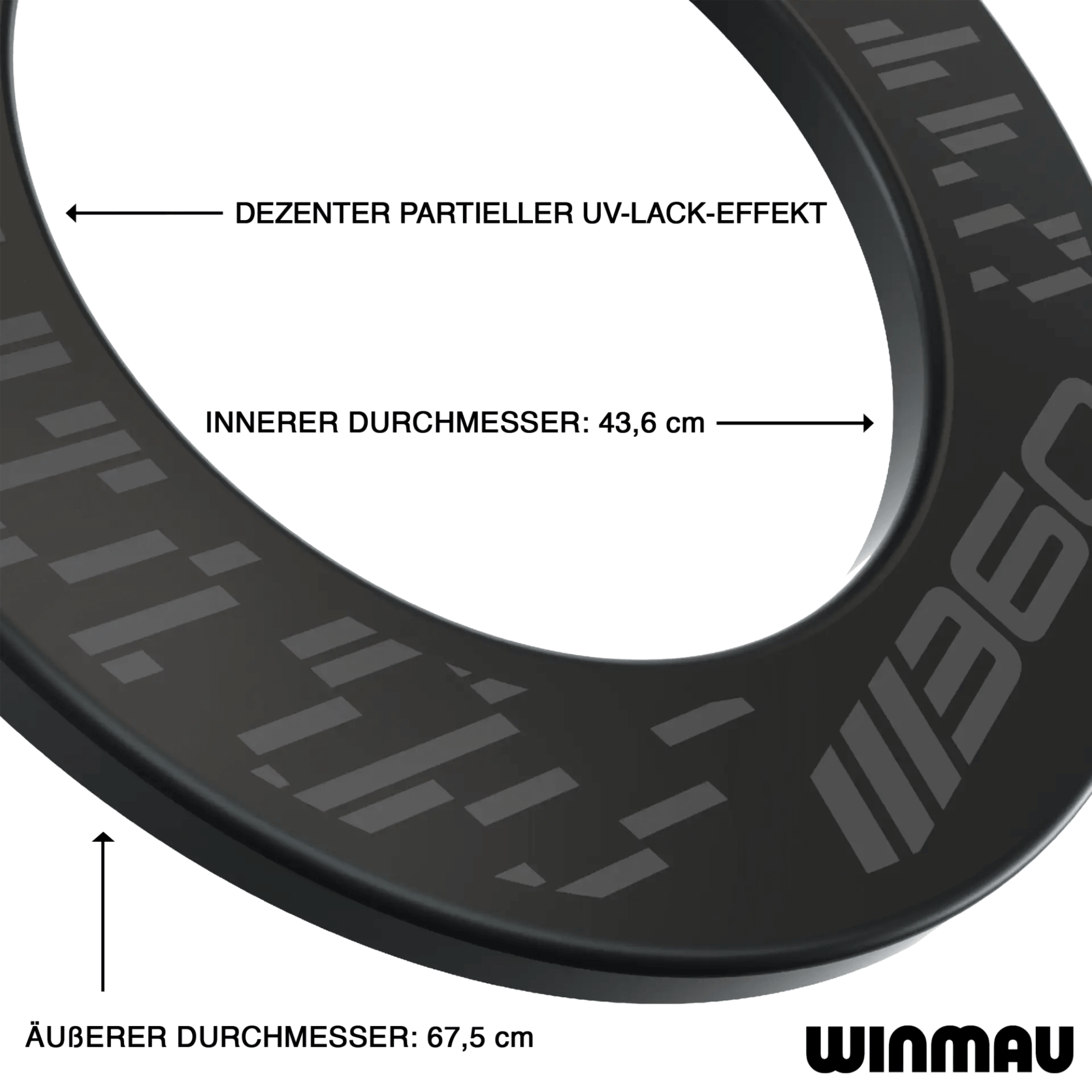 Winmau Blade 360 Black Surround Maße