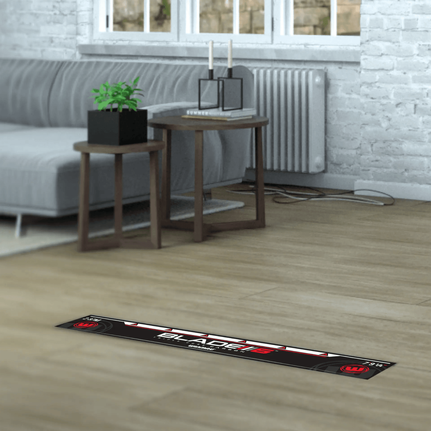 Winmau Blade 6 Abwurflinie Anwendungsbeispiel