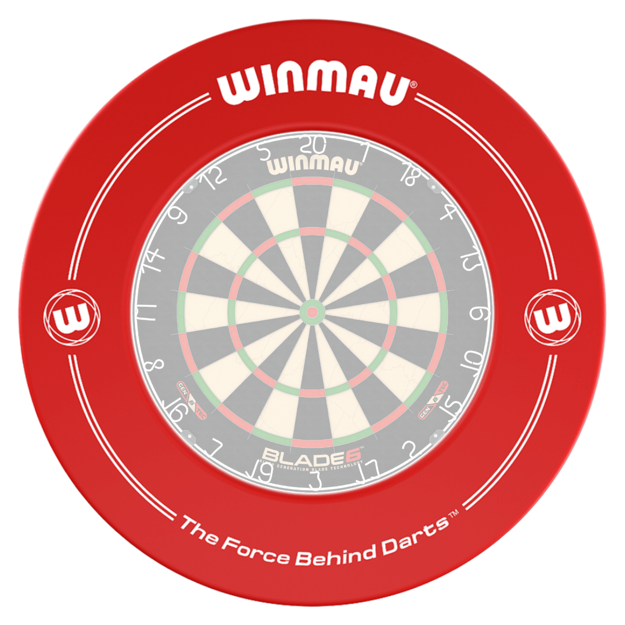 Winmau Board Surround Printed - Rot  mit Board