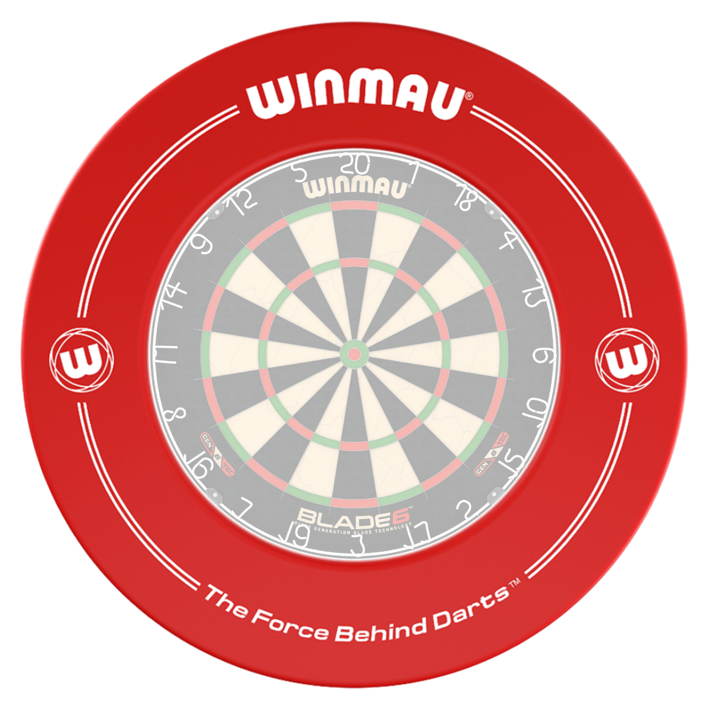 Winmau Board Surround Printed - Rot  mit Board