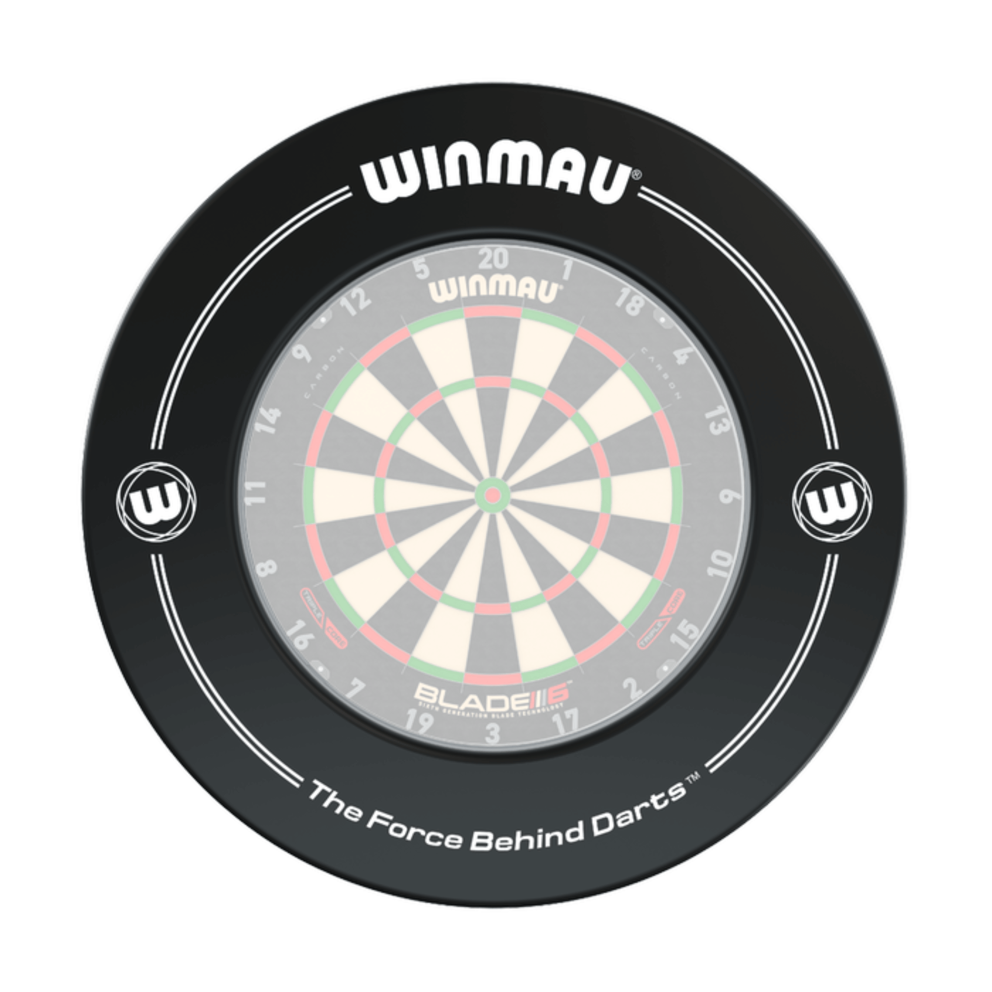 Winmau Board Surround Printed - Schwarz mit Board