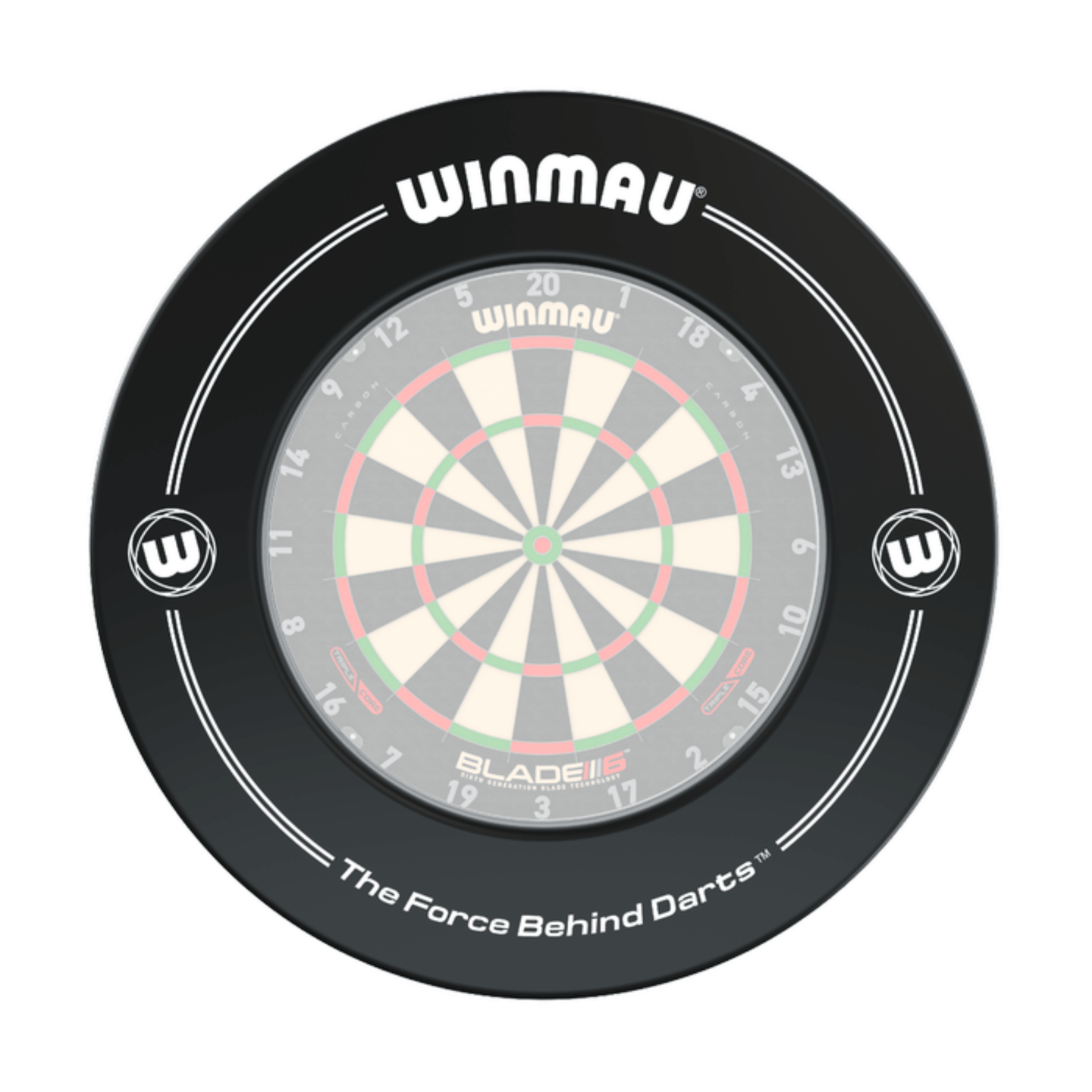 Winmau Board Surround Printed - Schwarz mit Board