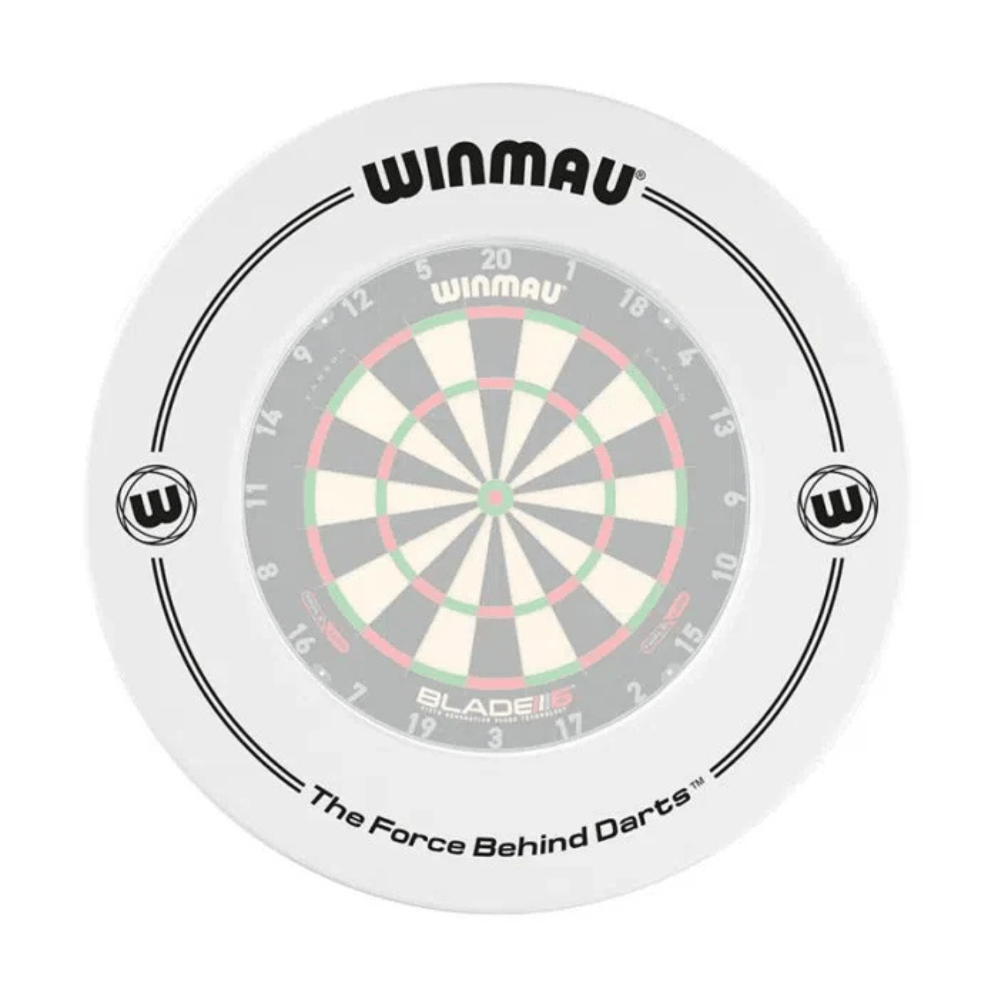 Winmau Board Surround Printed - Weiß mit Board