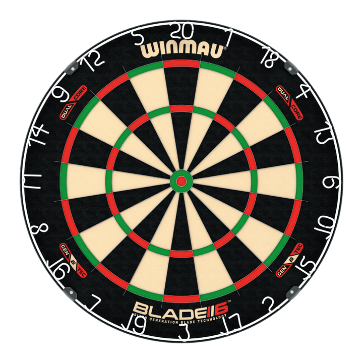 Winmau Dual Core Plasma Set Rot Dartscheibe 