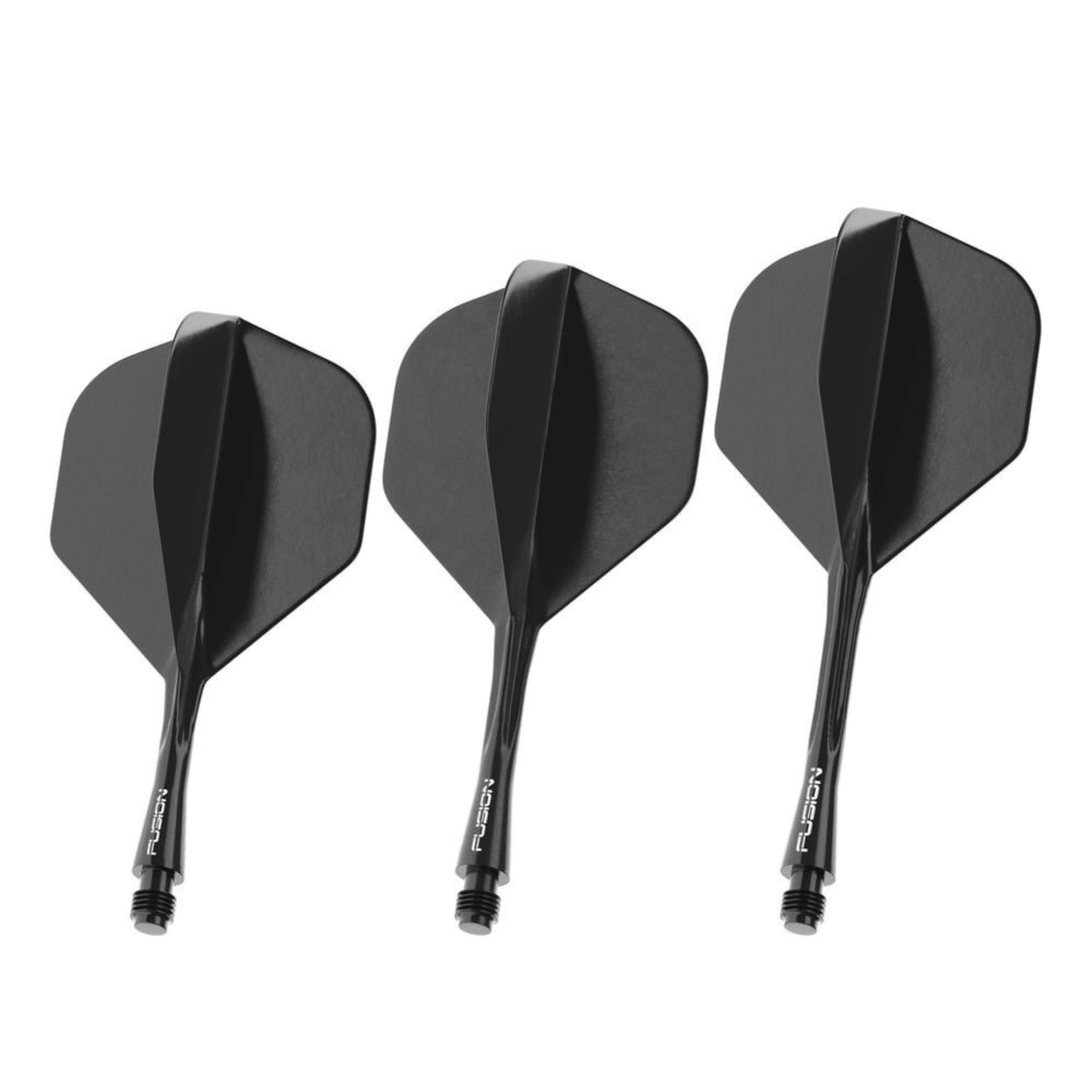 Winmau Fusion Integrated Flight System Black Set