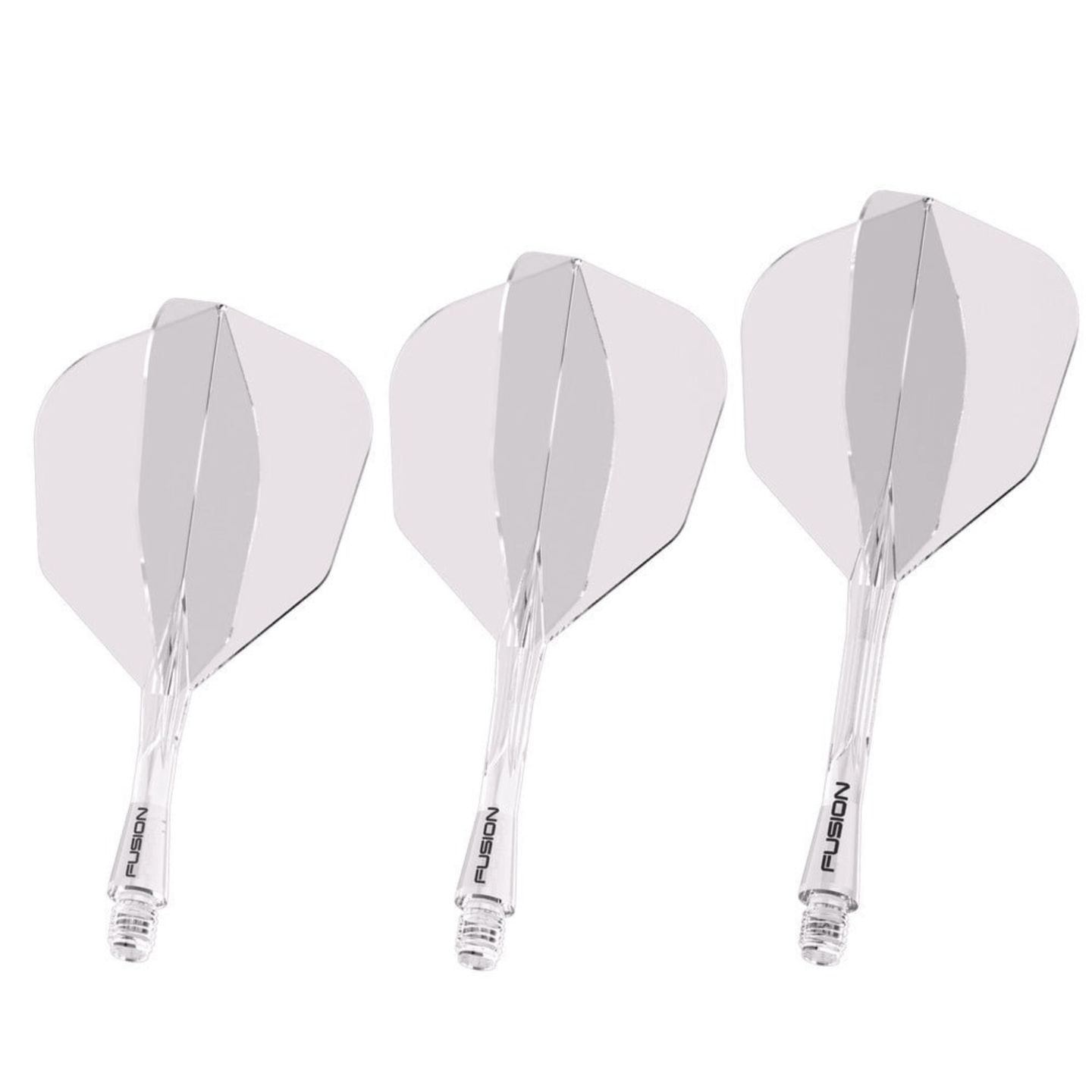 Winmau Fusion Integrated Flight System Small Clear Set