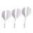 Winmau Fusion Integrated Flight System White Set