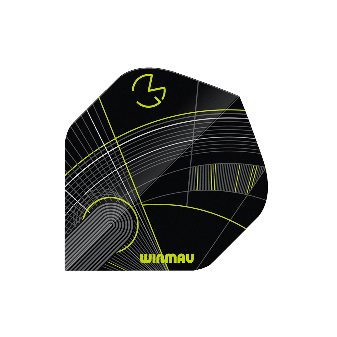 Winmau MVG Prism Delta Flights Black and Green Set