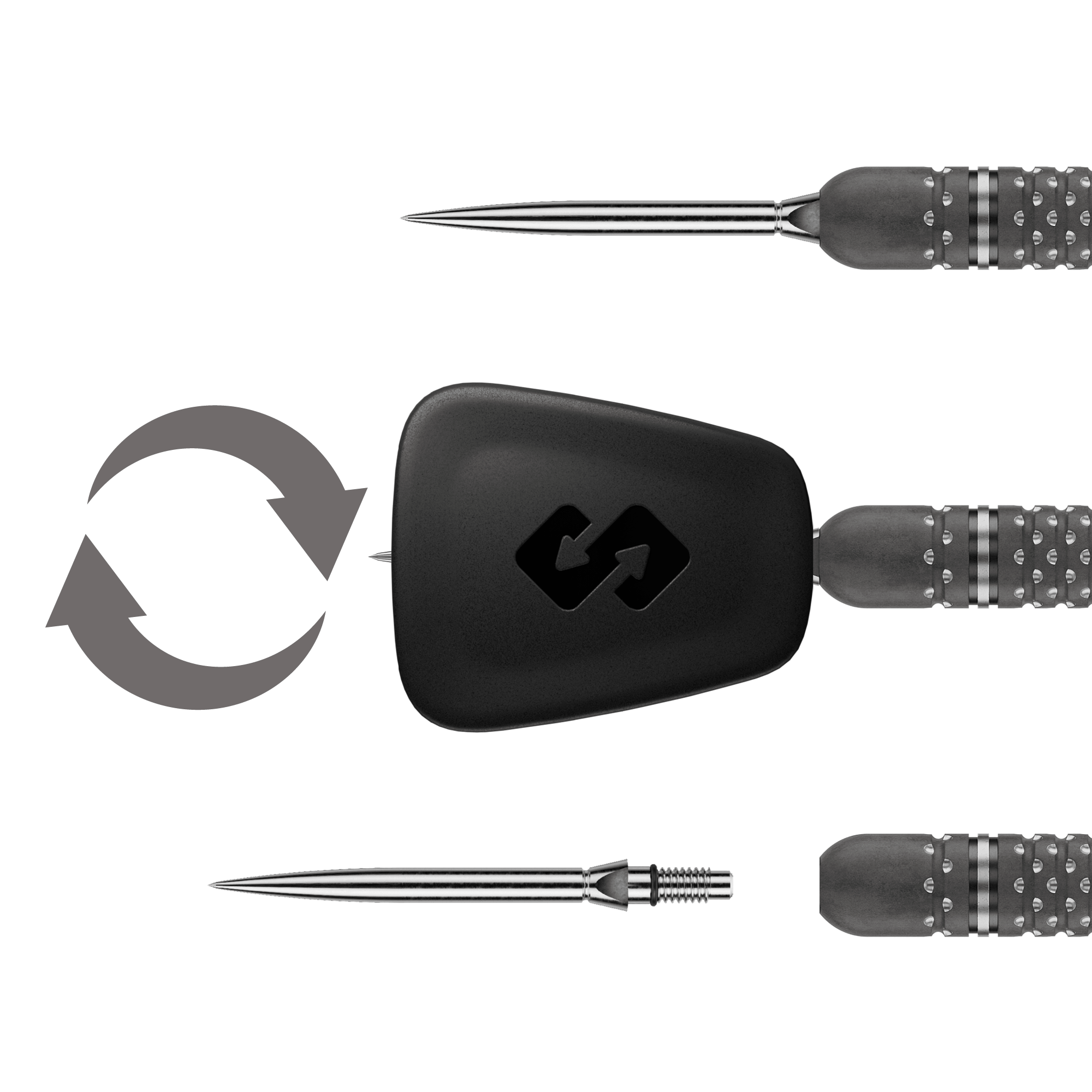 Winmau MVG TS-PRO Switch Point Steeldarts Details Switch Point